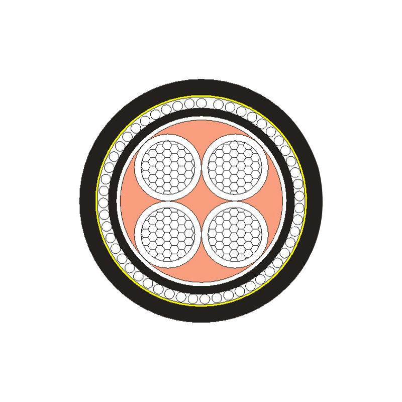 XLPE/PVC isolert strømkabel for merkespenning 0,6/1kV